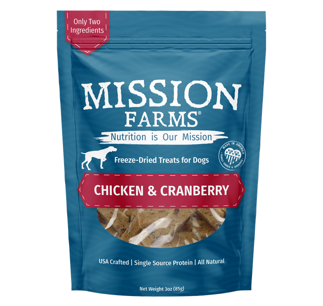 Chicken & Cranberries- 3oz