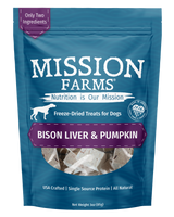 Bison Liver & Pumpkin Treats- 3oz