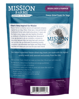 Bison Liver & Pumpkin Treats- 3oz