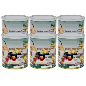 Rainy Day Foods 6 Grain Rolled #10 Cans - 6 Pack