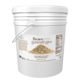 Mountain High Organics - Certified Organic Brown Basmati Rice 6 Gallon/40lb Bucket