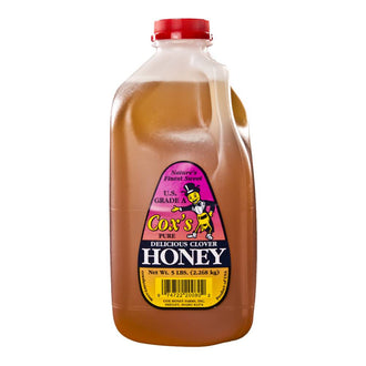 Cox's Honey Liquid Honey Cox Grade 5 lb. Pail - 6 Pack