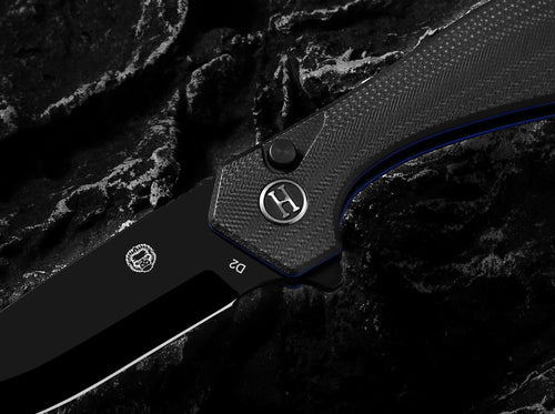 The Vector Folding Pocket Knife Giftset for Men and Women (Black)
