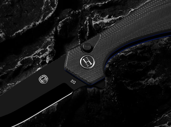 The Vector Folding Pocket Knife Giftset for Men and Women (Black)