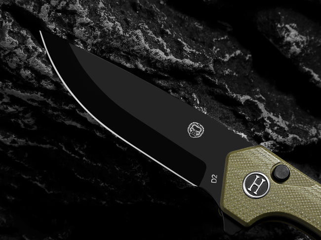 The Vector Folding Pocket Knife Giftset for Men and Women (Green and Black)