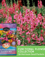 Functional Flower Garden Kit - 36 Seeds for Beauty, Bees & Wellness