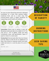 Medicinal Herb Garden - 36 Heirloom Seed Varieties for a Wellness Garden