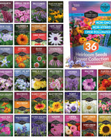 Functional Flower Garden Kit - 36 Seeds for Beauty, Bees & Wellness