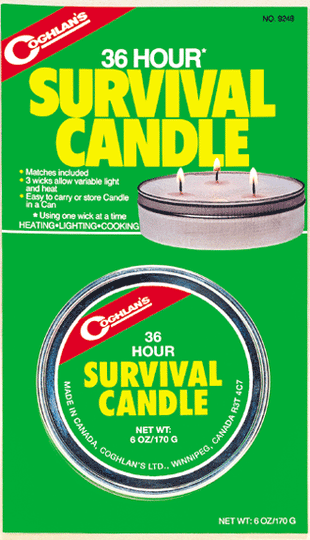 Rainy Day Foods - 36 Hour Survival Candle