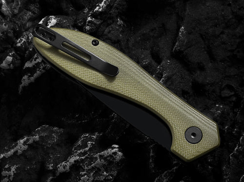 The Vector Folding Pocket Knife Giftset for Men and Women (Green and Black)