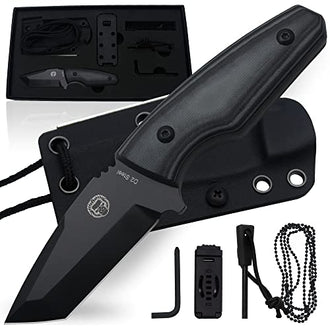 The Grey Tanto Neck Knife Giftset for Outdoors