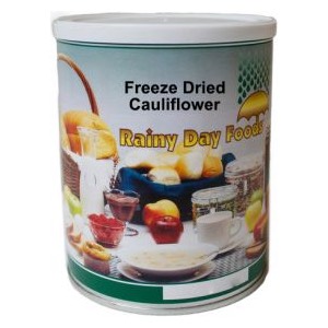 Rainy Day Foods Freeze-Dried Cauliflower Pearls #10 Cans - 6 Pack