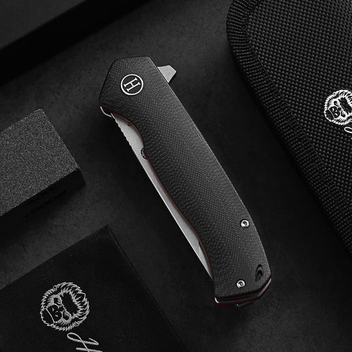 The Pathfinder Folding Pocket Knife Giftset for Men and Women (Silver and Red)