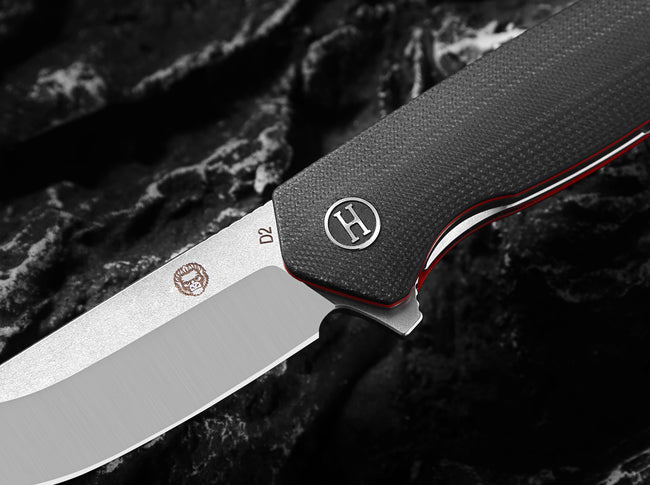 The Pathfinder Folding Pocket Knife Giftset for Men and Women (Silver and Red)