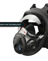 Parcil Safety NB-100V Tactical Gas Mask with Voice Amplifier