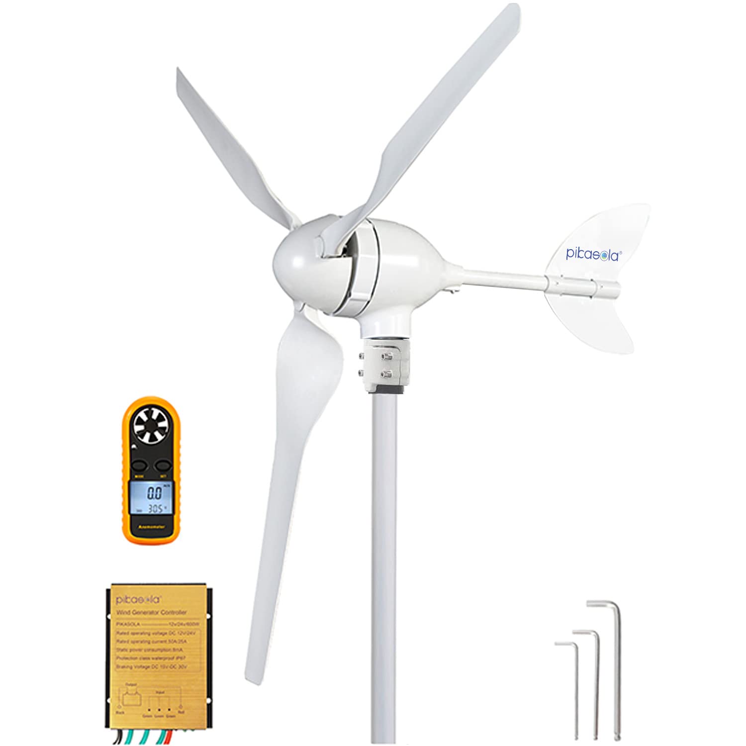 Pikasola 400W Small Wind Turbine