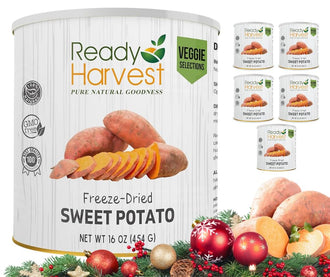 Ready Harvest Freeze-Dried Sweet Potatoes #10 Cans - 6 Pack