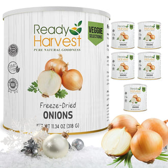 Ready Harvest Freeze-Dried Yellow Onions #10 Cans - 6 Pack