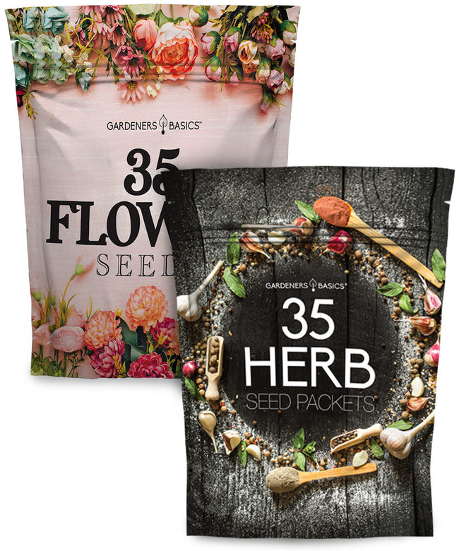 plant seed gifts Gardeners Basics Gardening Gifts 70-Variety Seed Pack: 35 Herb & 35