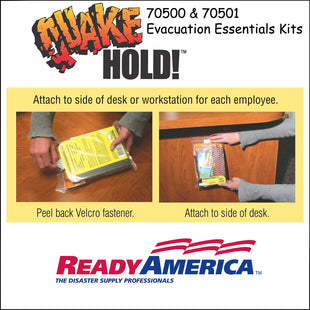 QuakeHOLD! Evacuation Essentials Plus Kit