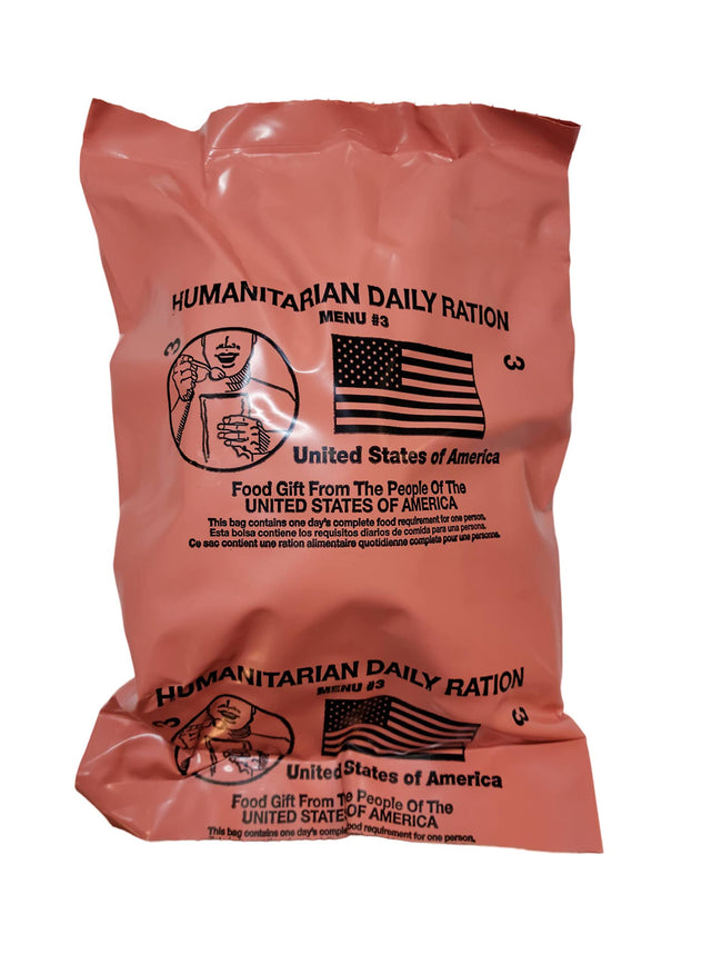 Humaintarin Daily Ration Humanitarian Daily Rations - Vegan MRE - 1 Pouch – PrepSOS