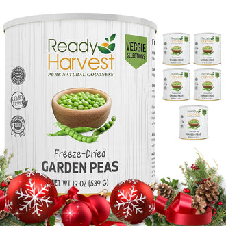 Ready Harvest Freeze-Dried Garden Peas #10 Cans - 6 Pack