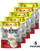 72-Hour 1-Person Emergency Food Supply Kit, 5 Pack