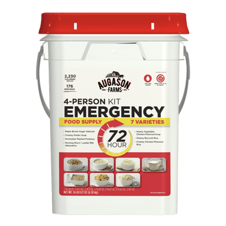72-Hour 4-Person Emergency Food Supply Kit, 176 Servings
