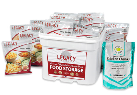 79 Serving Freeze Dried Chicken and Entrée Combo Bucket