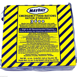 Mayday 9 Meals 3 Day 3600 Calorie Emergency Survival Food Bar Ration Car Kit Bug Out