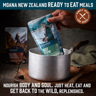 Moana - Beef Ragu Sauce with Pasta Pouch - 5 Pack + Beef Stew Pouch - 5 Pack