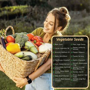 NatureZ Edge - Heirloom Vegetable Seeds - 20 Varieties