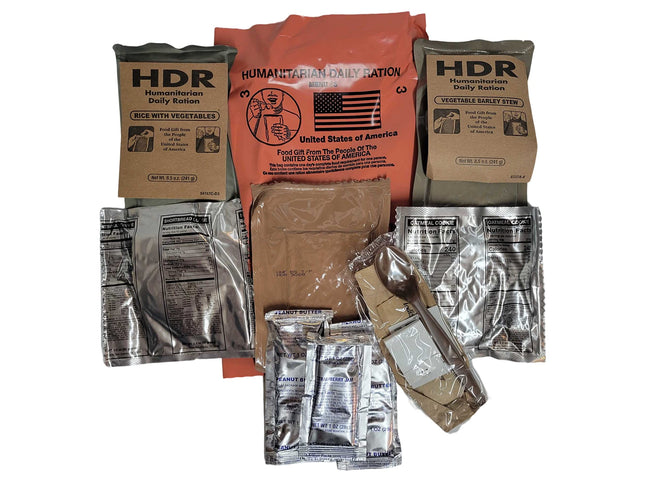 Humainitarian Aid Ration Humanitarian Daily Rations - Vegan MRE - 1 Pouch – PrepSOS