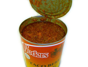 Yoders Canned Taco Seasoned Beef - 28oz Can