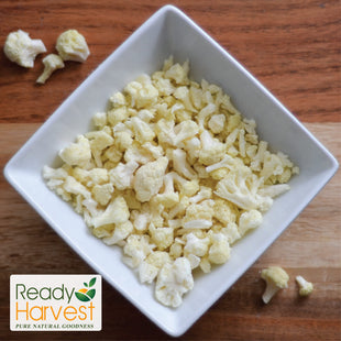 Ready Harvest Freeze-Dried Cauliflower - 30 Year Shelf Life - Six #10 Cans