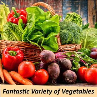 NatureZ Edge - Vegetable and Herb Seeds - 30 Varieties