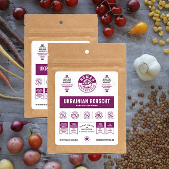 Nomad Nutrition - Ukrainian Borscht - Plant-Based Dehydrated Meals - 2 Pack