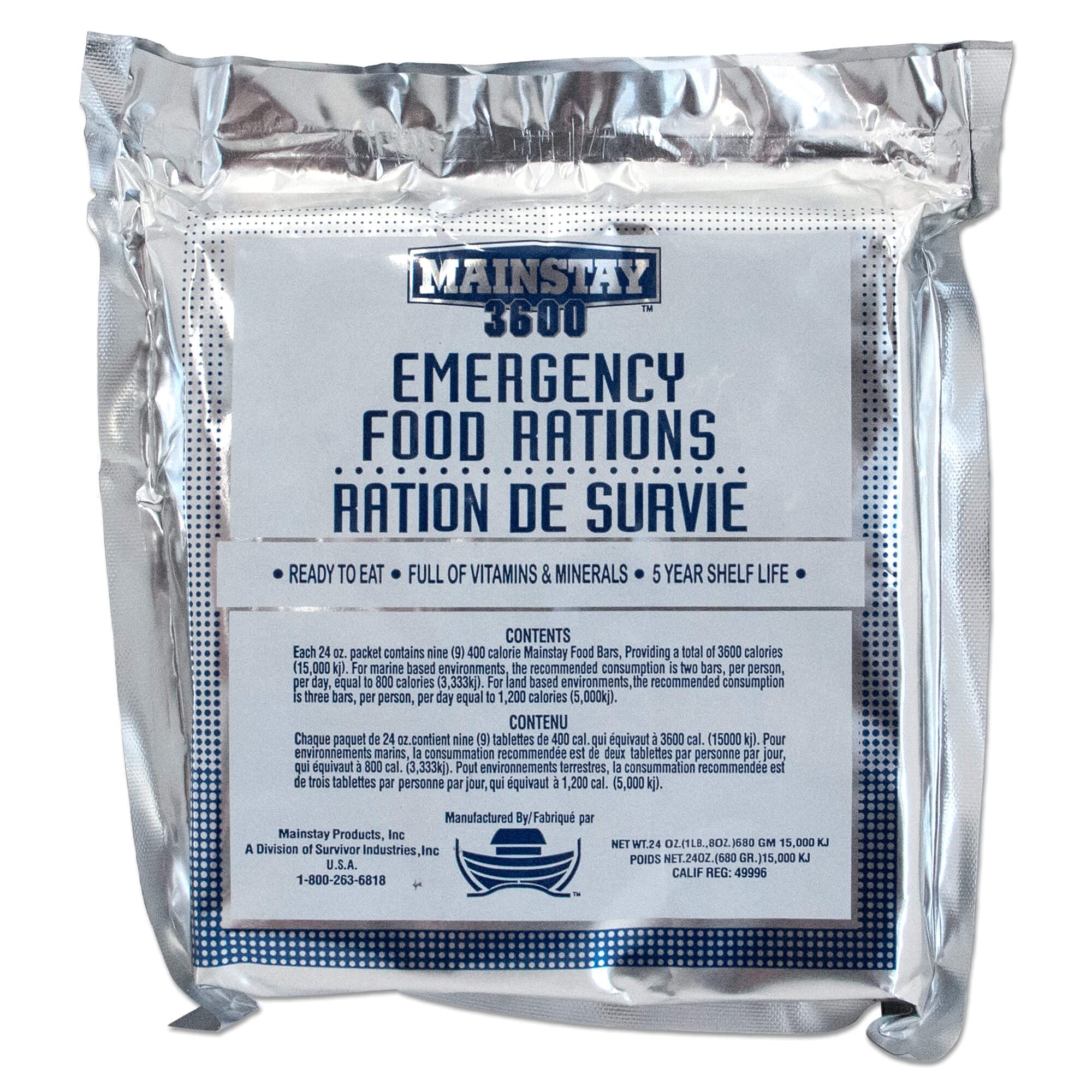 Boota Emergency Rations Mainstay Emergency Food Rations at Charlie Ortega blog