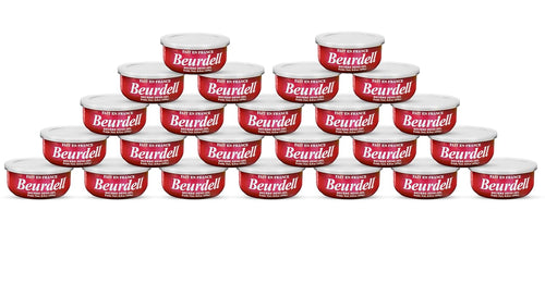 Beurdell French Salted Real Canned Butter 100% Natural (Pack of 24)