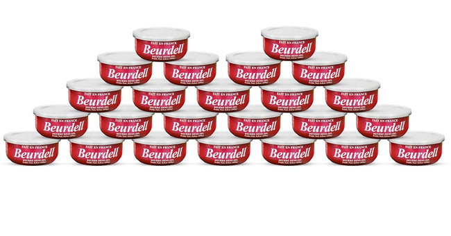 Beurdell French Salted Real Canned Butter 100% Natural (Pack of 24)