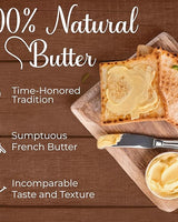 Beurdell French Salted Real Canned Butter 100% Natural (Pack of 24)