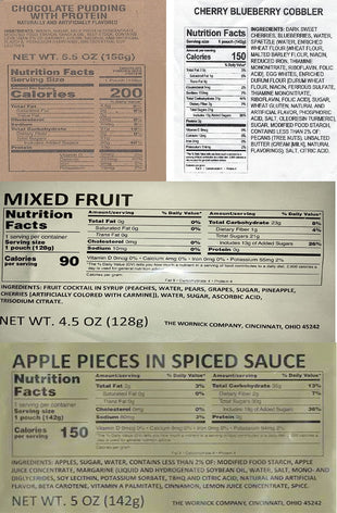 Long Life Food Depot - MRE Side Dish Combo - 8 Pack