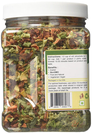Mother Earth Products - Dried Vegetable Soup Mix - Quart Jar