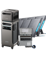 Anker SOLIX F3800 + Expansion Battery + 2 × 400W Solar Panel + Home Backup Kit