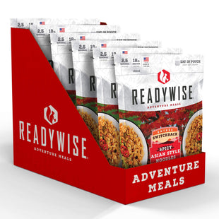 ReadyWise - Switchback Spicy Asian Style Noodles - 6 Pack