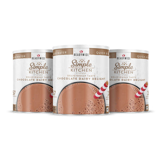 Simple Kitchen - Chocolate Dairy Delight 57 Serving Cans - 3 Pack