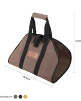 Diamond Shape Canvas Firewood Log Carriers