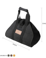 Diamond Shape Canvas Firewood Log Carriers