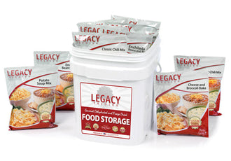 60 Serving Gluten Free Entrée Bucket - 16 lbs.