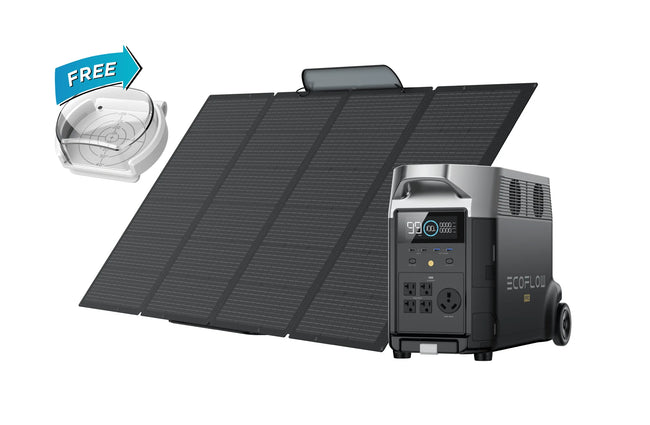 EcoFlow DELTA Pro Solar Generator + 1 (One) 400W Portable Solar Panel 1